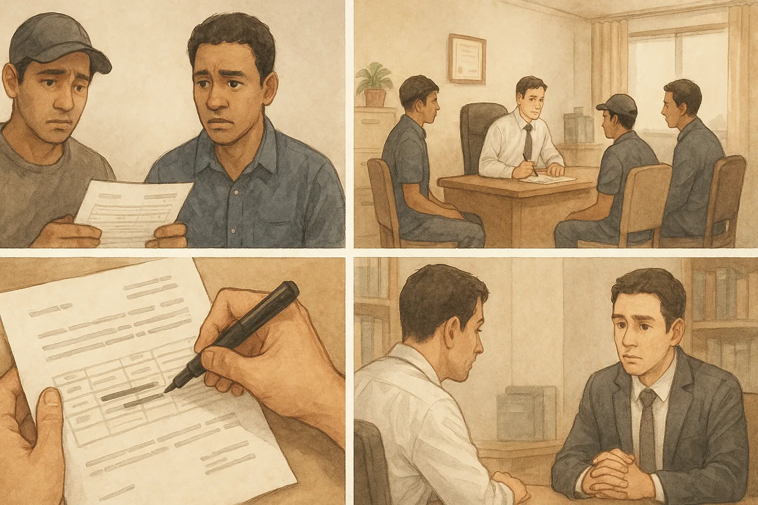 법률상담 공문서위조 행사 사건 경위