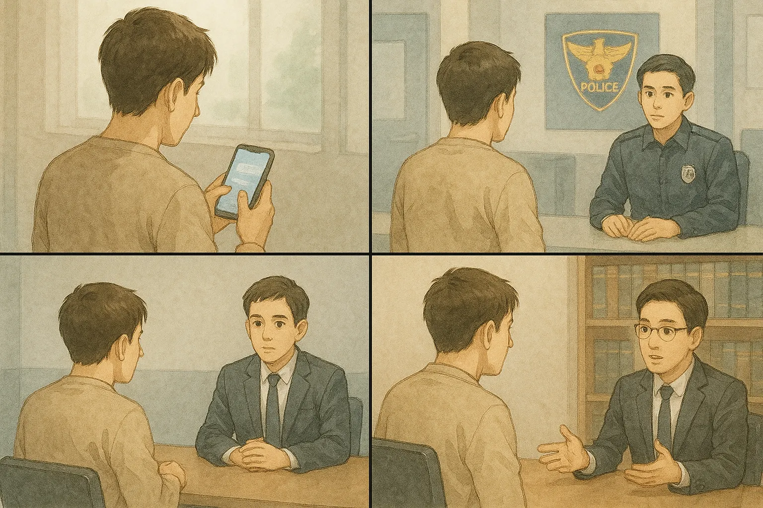 미성년자성범죄 사건 경위 내용 수립