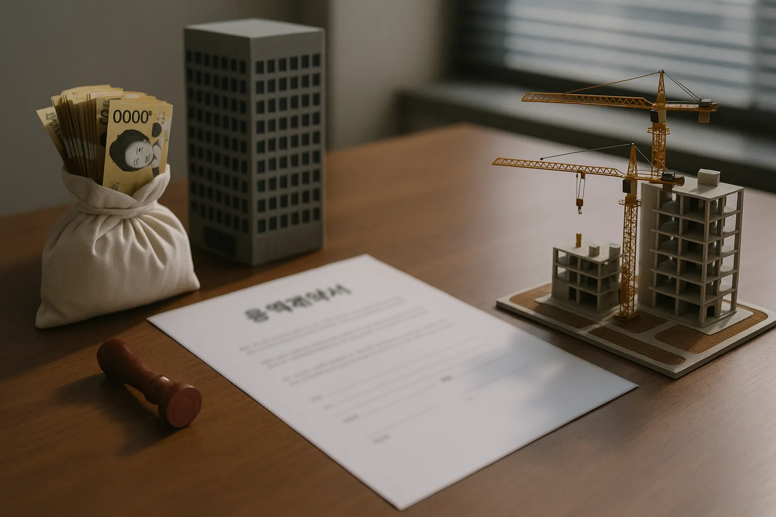 건설전문변호사 용역계약서 검토 전액 기각