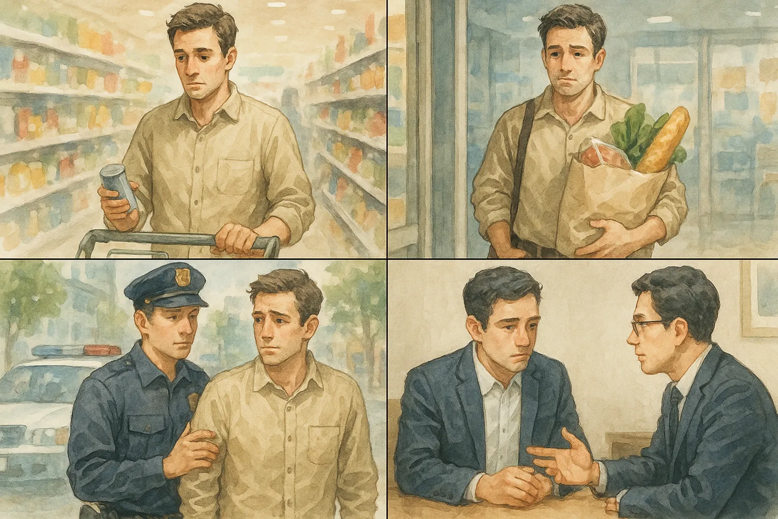 절도처벌 방어 요청 의뢰인 사연