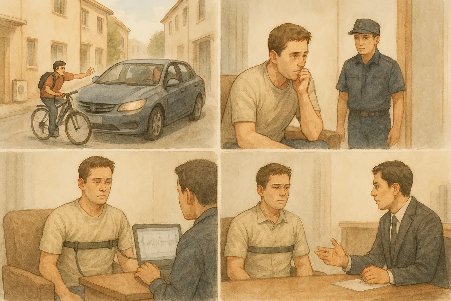 도주치상죄 혐의 의뢰인 사건 경위