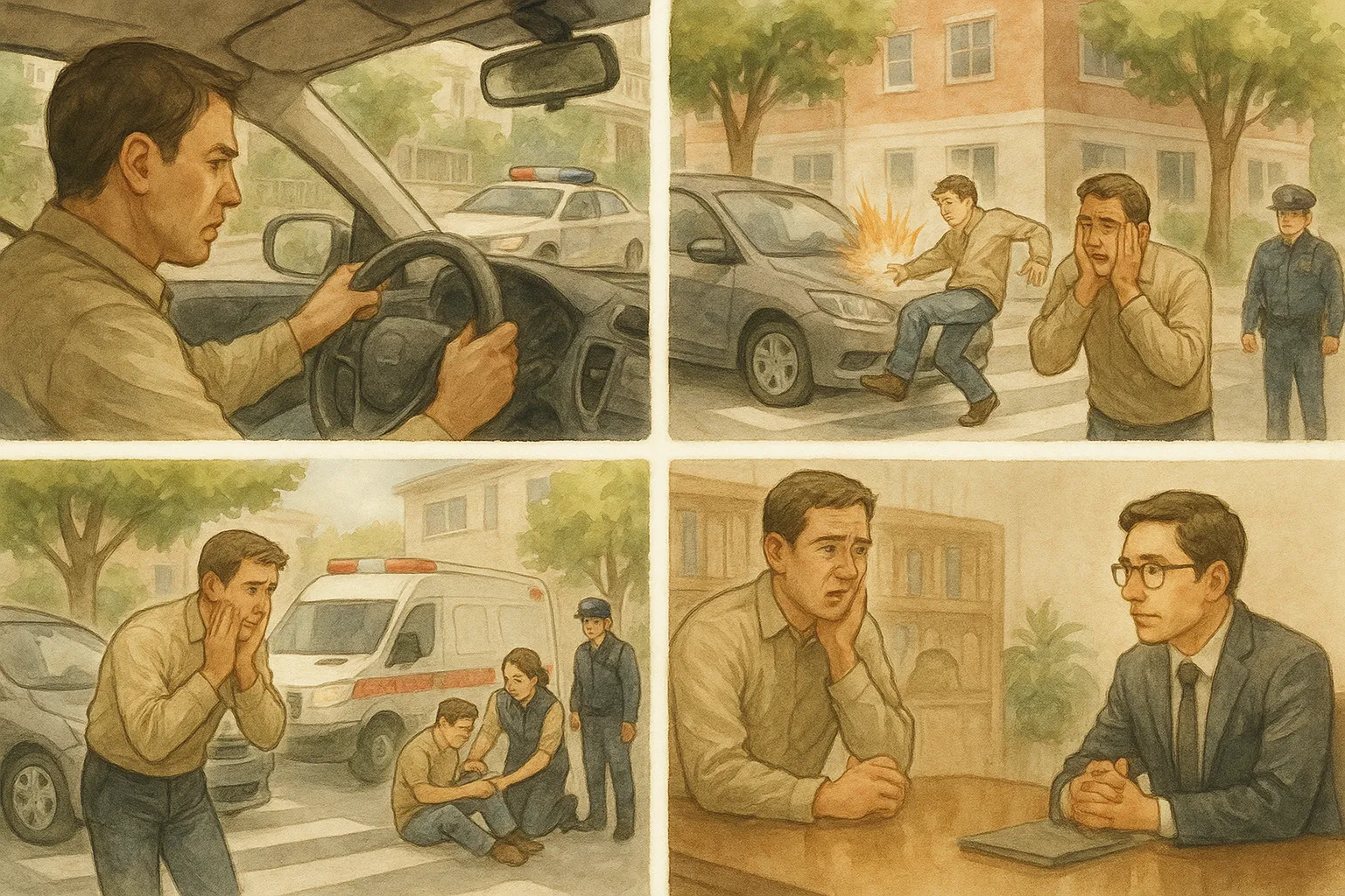 교통사고형사처벌 교통사고처리특례법 위반 치상 사건