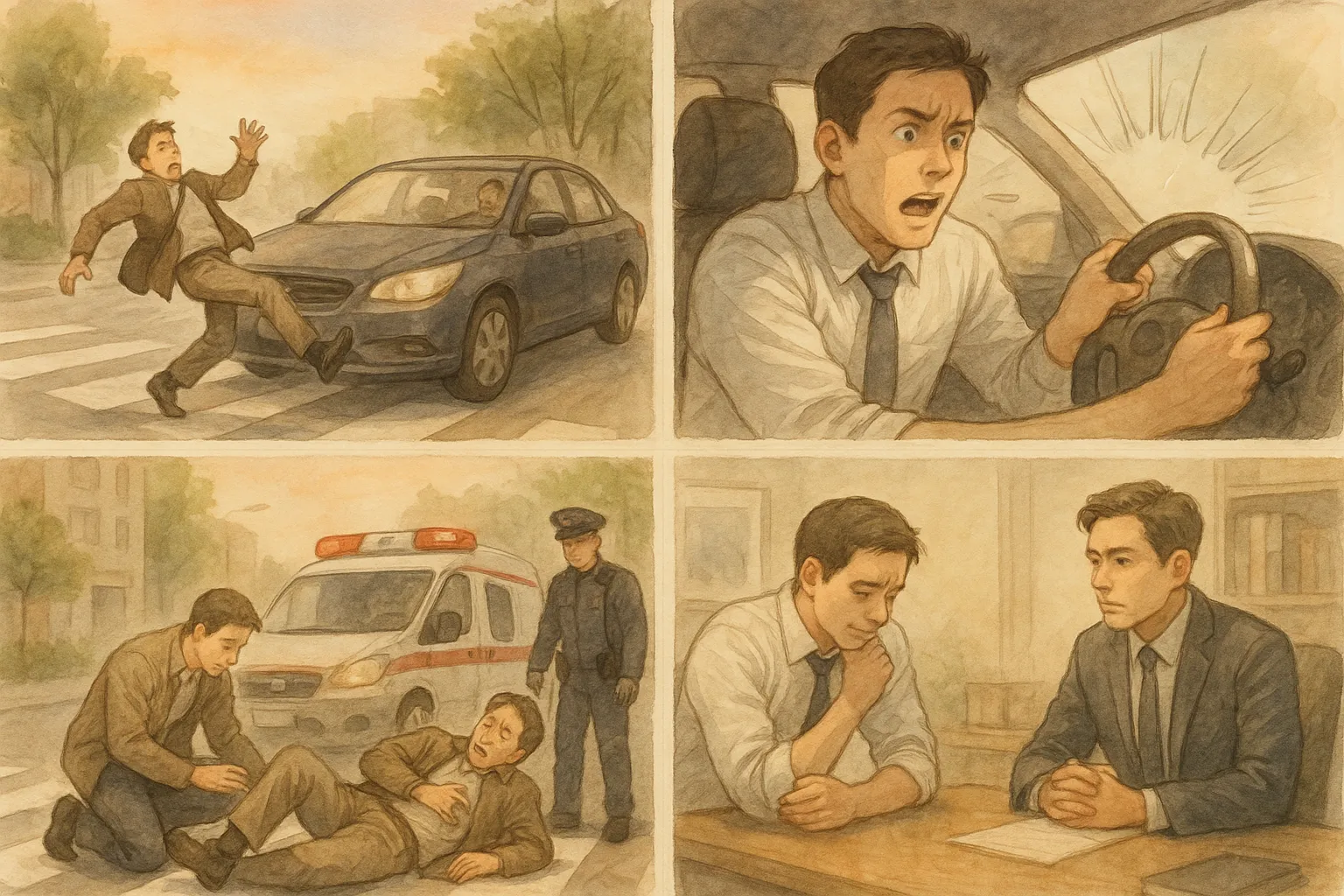 순천교통사고변호사 교통사고처리특례법 위반 치상 사건