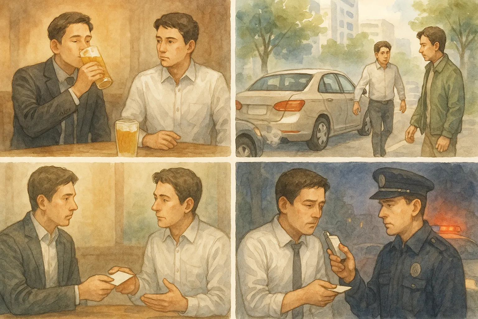 음주운전교통사고 사고후미조치 도로교통법 위반 사건