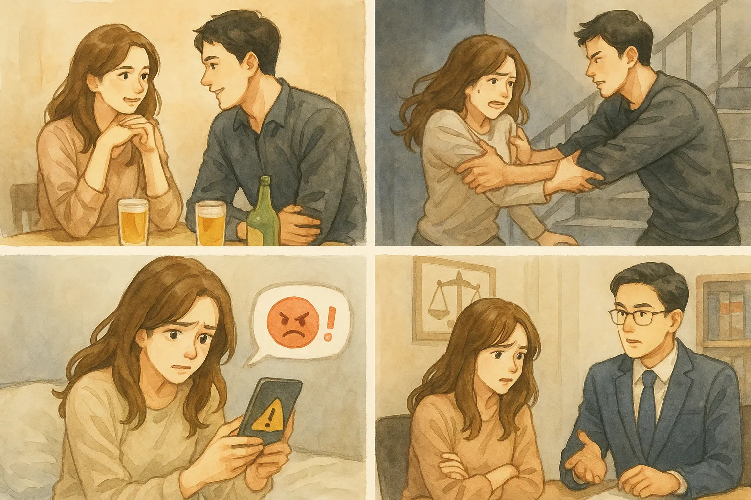 협박죄고소 사건 내용