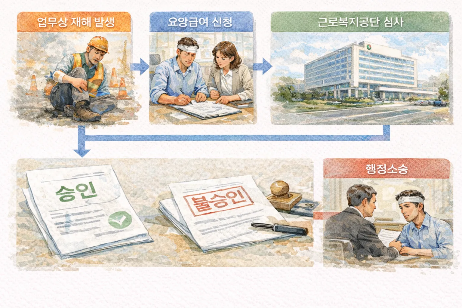 산재보상청구 방법