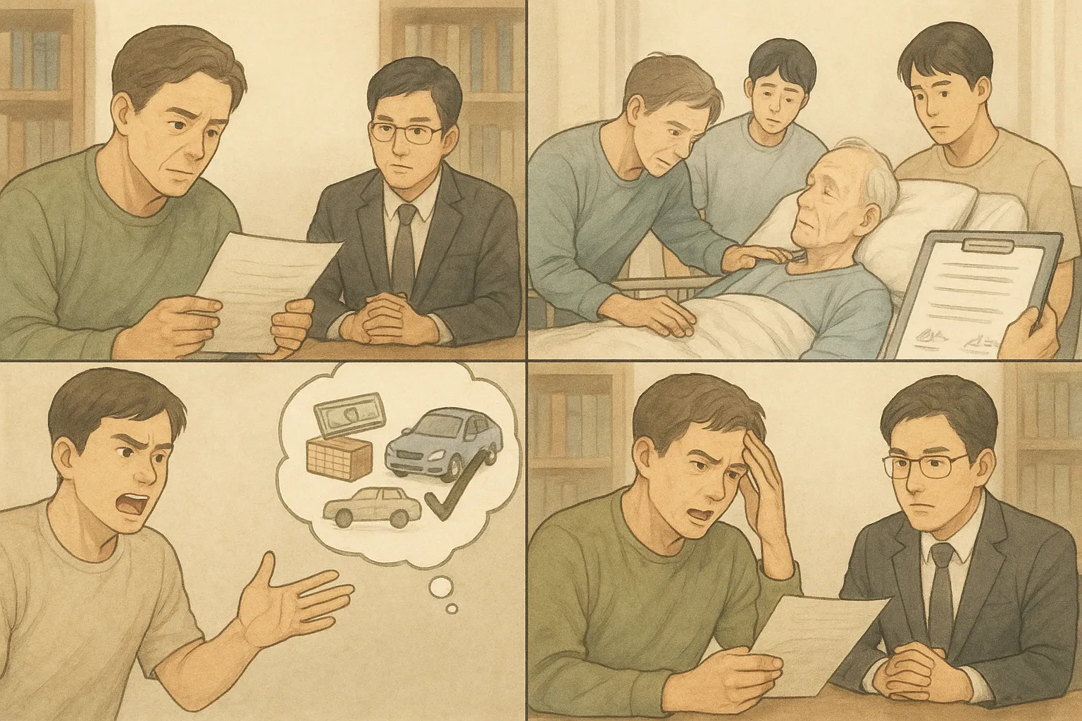 상속재산분할 심판 청구 업무 사례