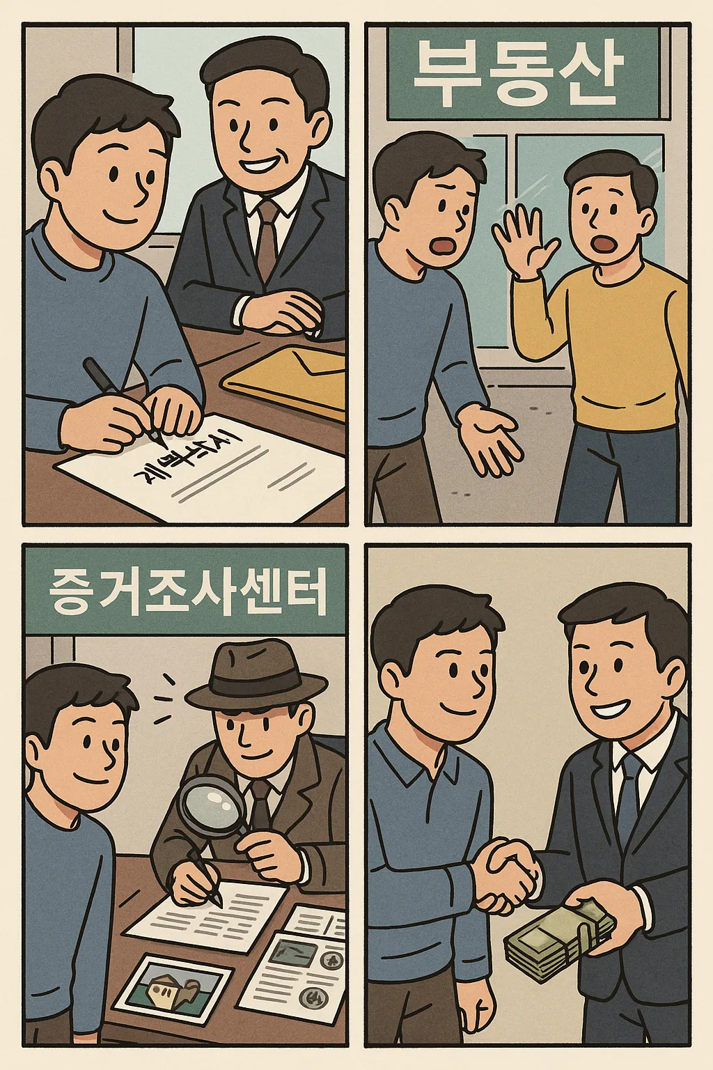증거수집 도움 요청하신 의뢰인