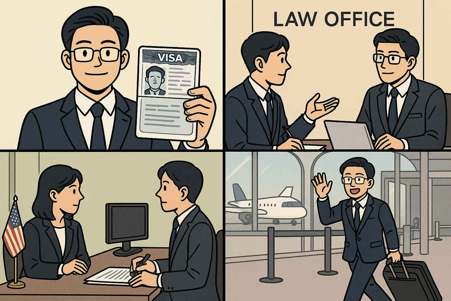 B1/B2비자 발급 위한 조력