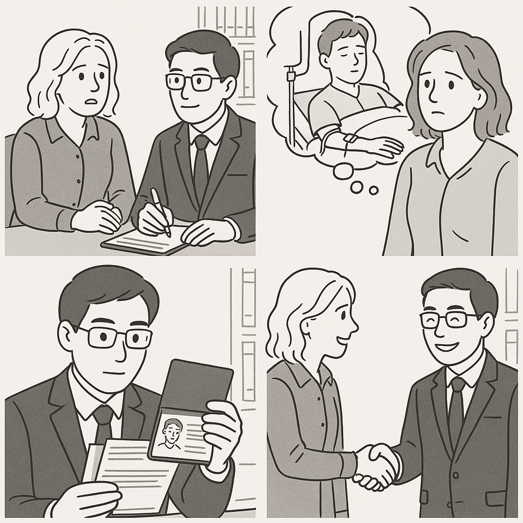 비자전문변호사를 찾은 의뢰인