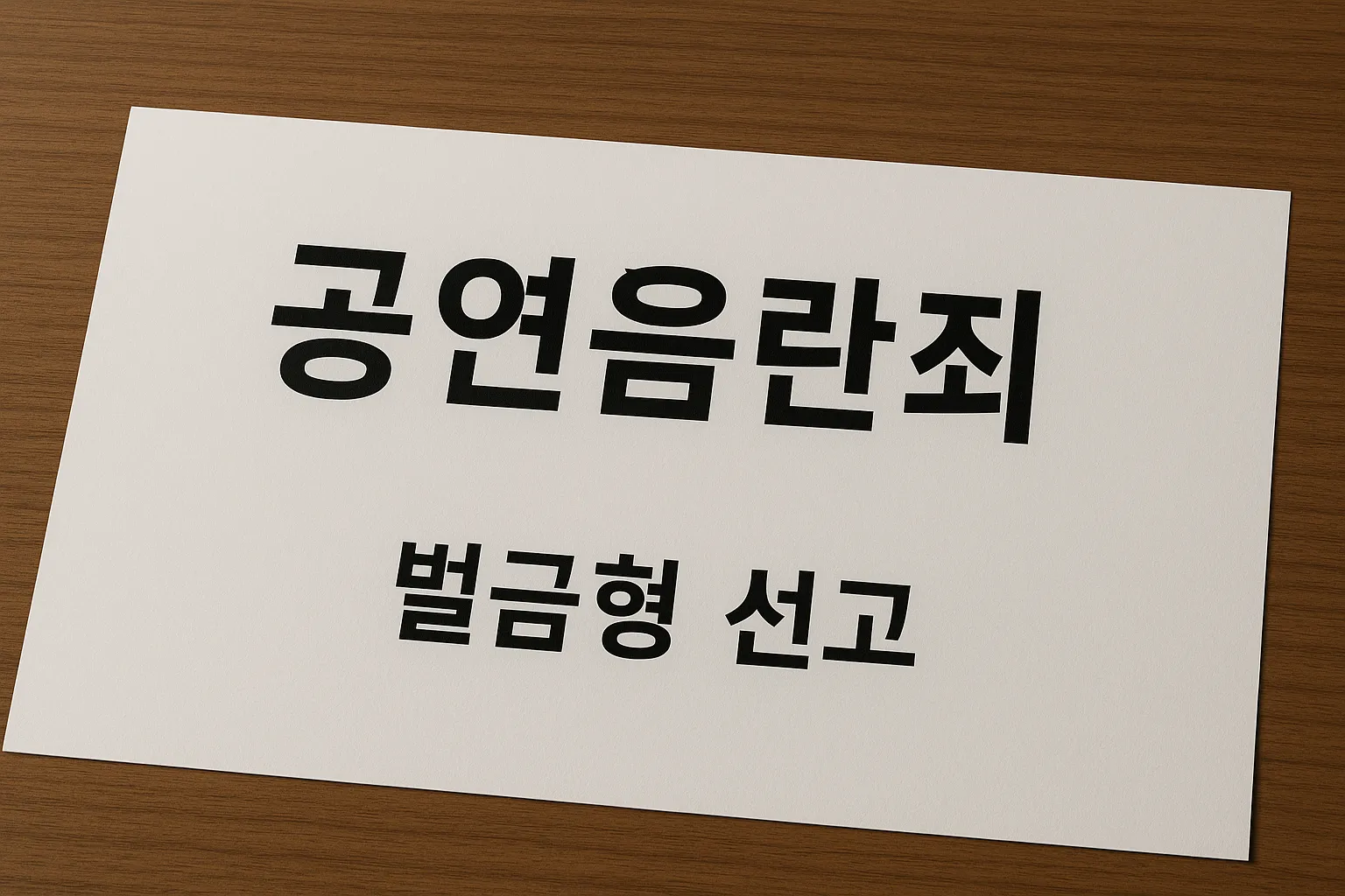 공연음란죄 혐의 의뢰인 조력 결과 벌금형