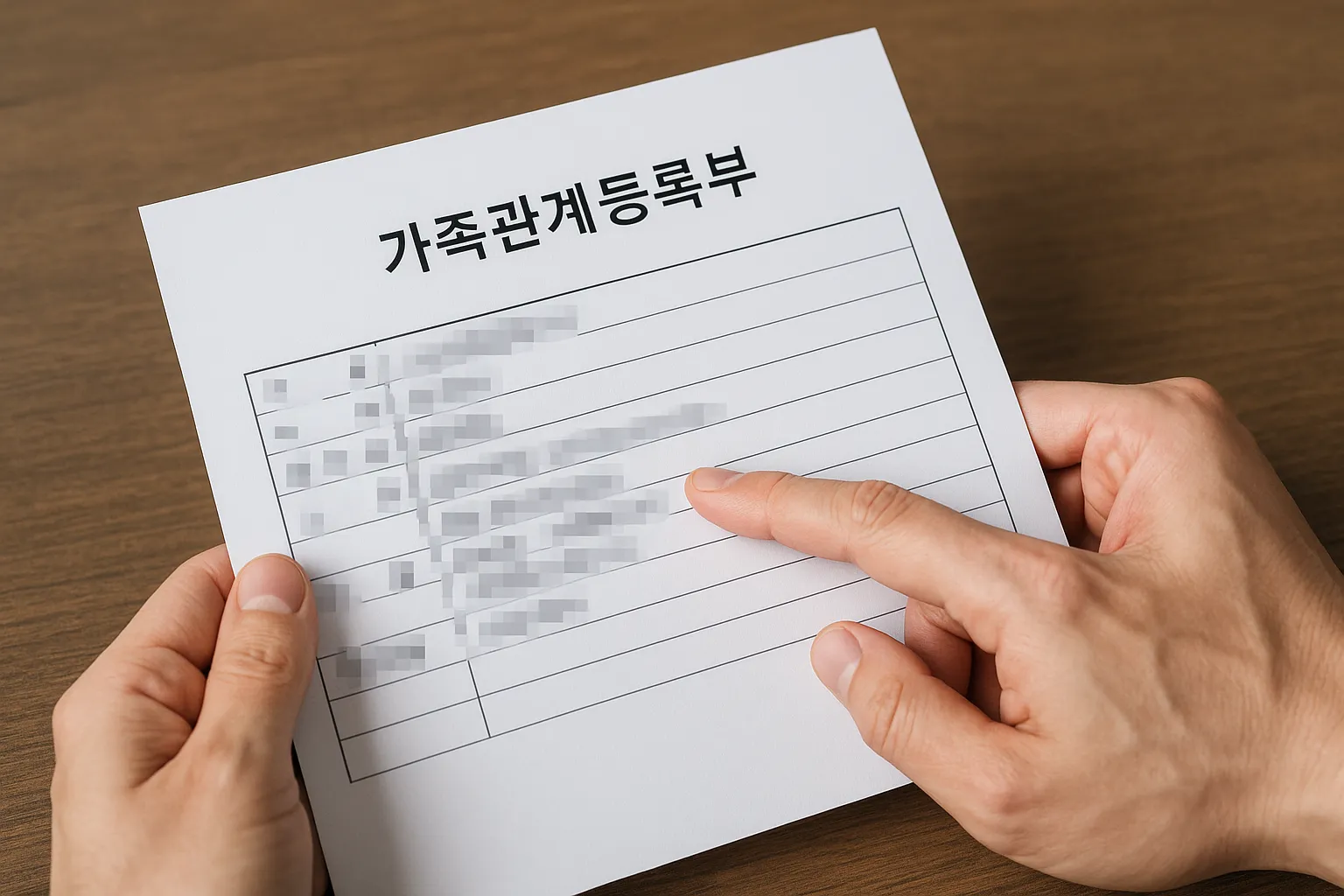 가족관계등록부 정정 성공 제주가사전문변호사 조력