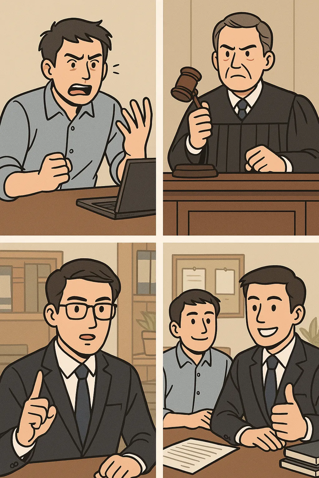 인천변호사상담 결과 정산금소송 모두 기각