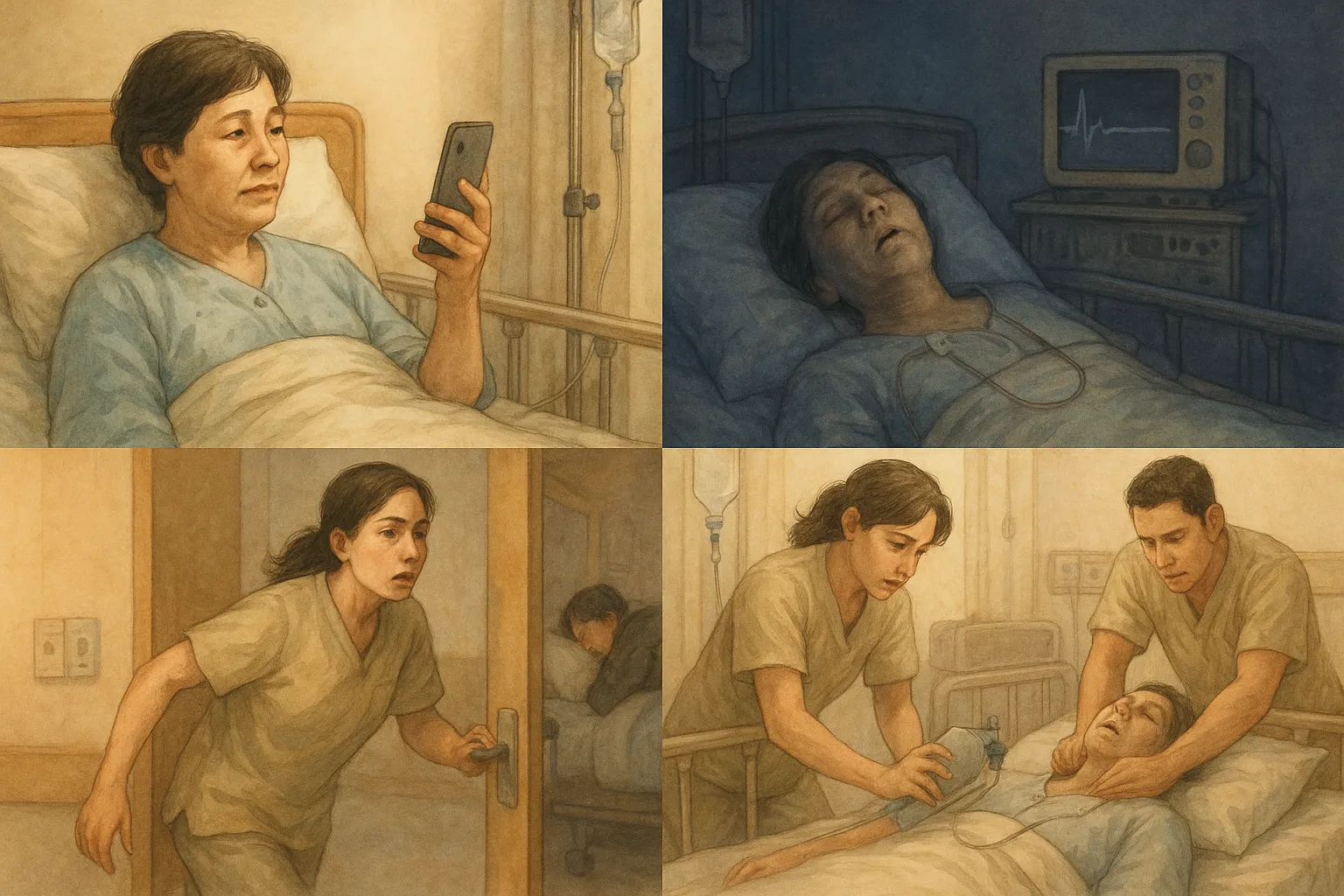 병원의료사고 발생 경위 업무 사례