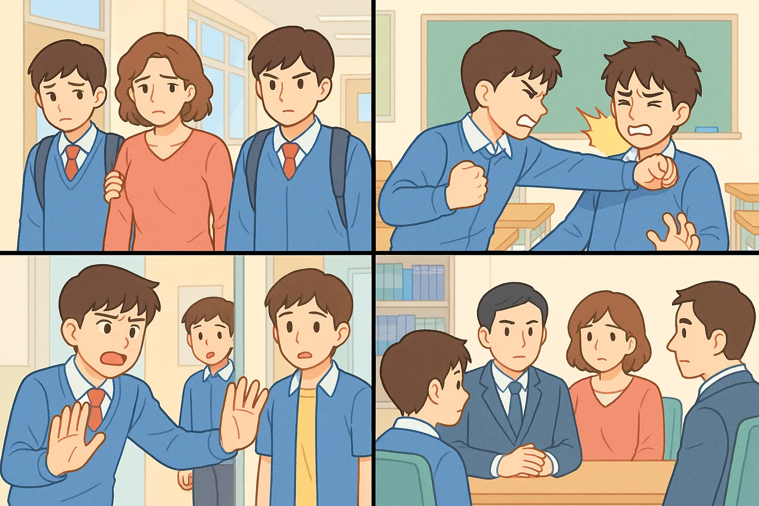청소년학교폭력 의뢰인 사건 경위 내용