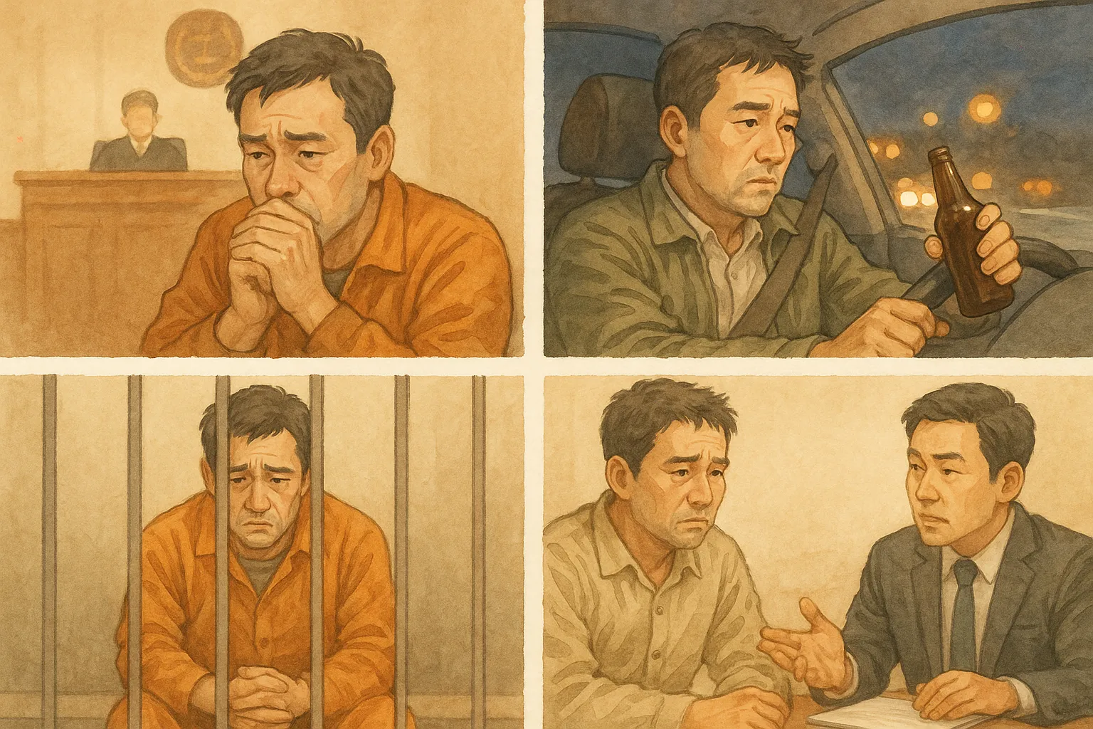음주운전 사건 경위 도로교통법 위반