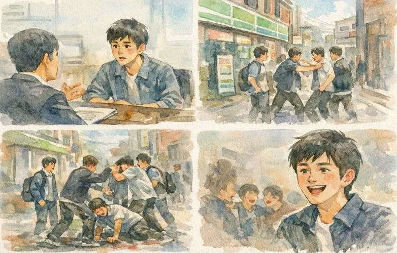청소년재판 방어를 위해 대륜을 찾아오신 의뢰인