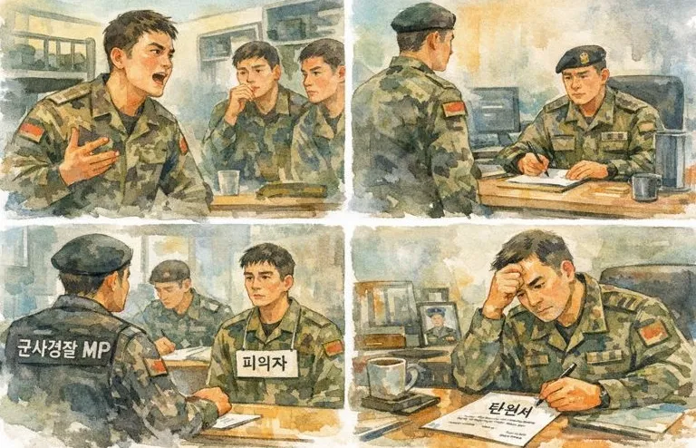 군사경찰조사 상관모욕 군인 의뢰인 대응