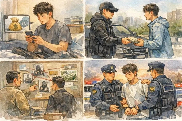 보이스피싱수거책형량 혐의로 상담을 요청한 의뢰인