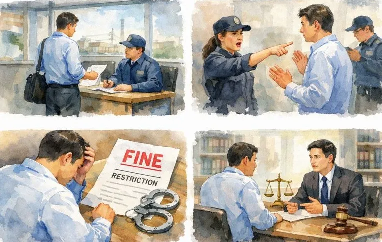 강제추행처벌 사건의 경위