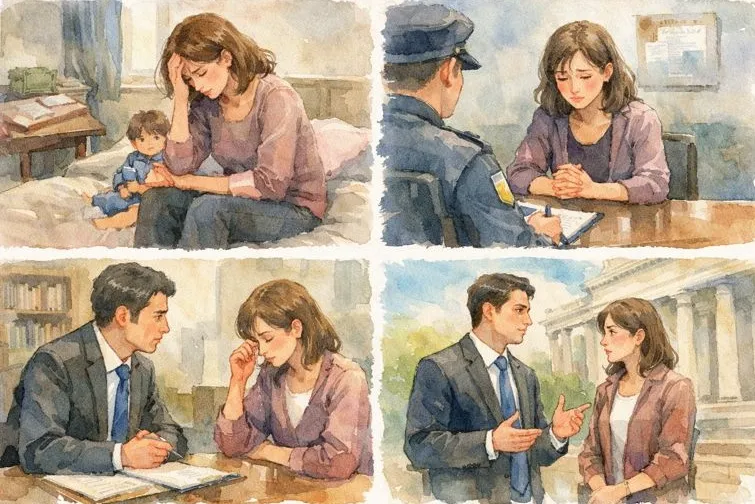 절도고소 사건의 경위