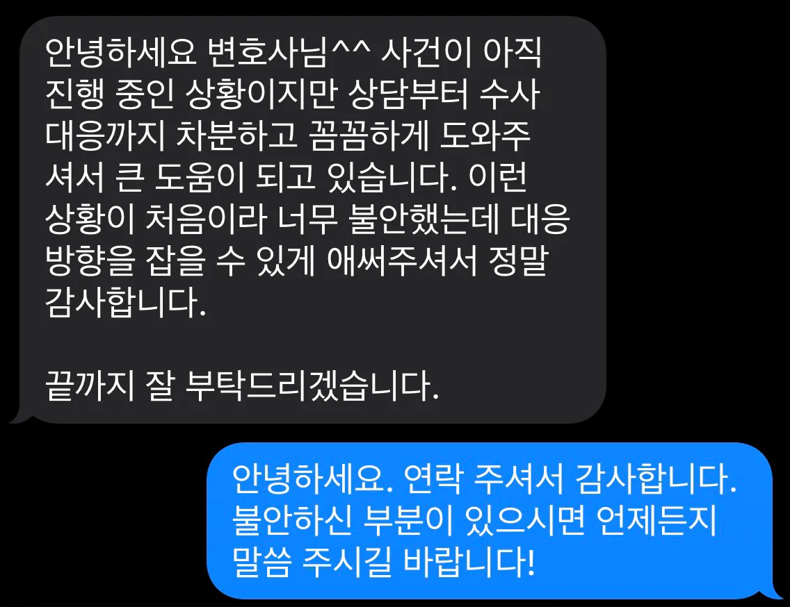 대륜 형사전문변호사 폭행고소 만족 후기