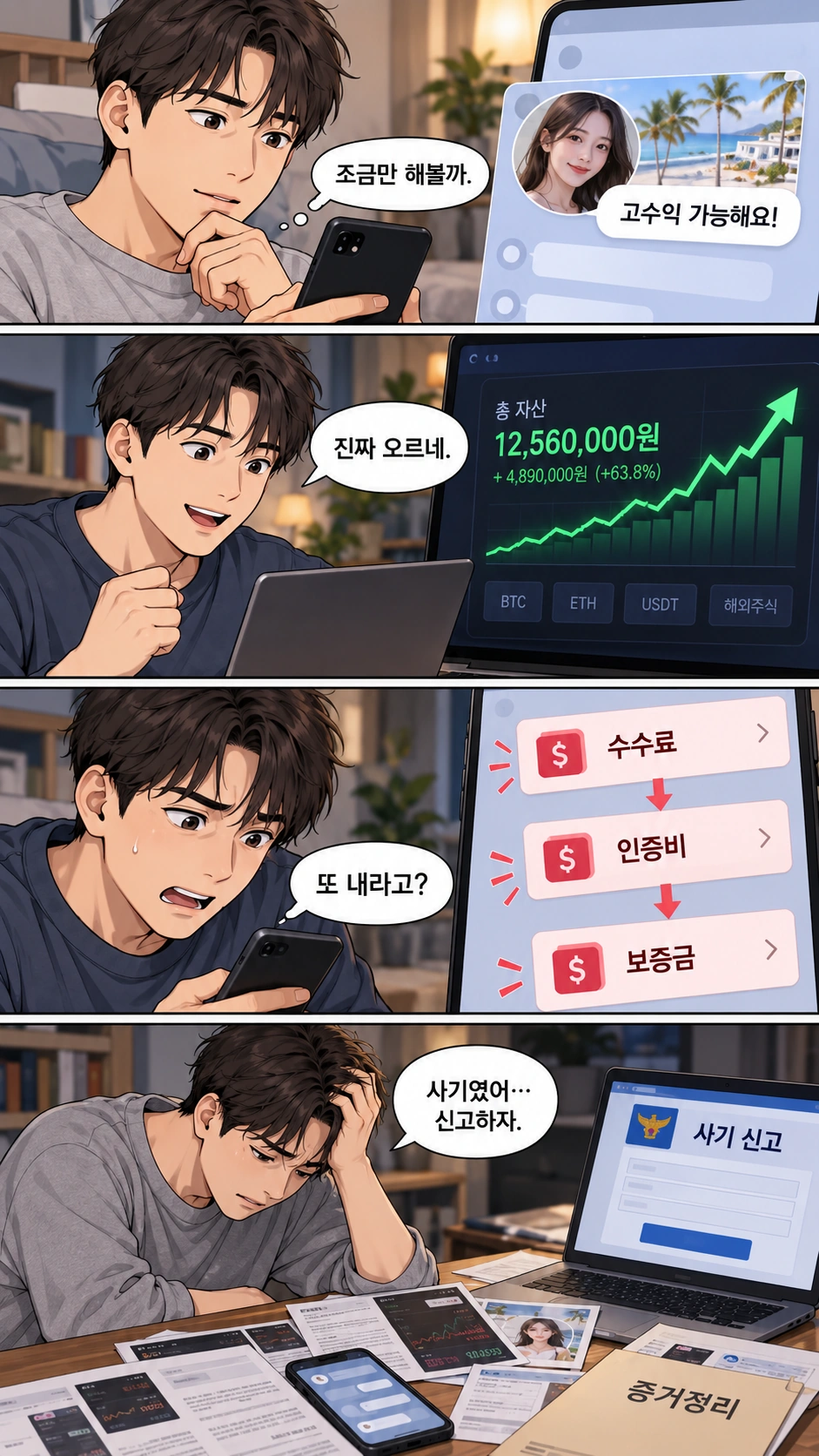 플랫폼 사기를 당해 인터넷사기신고가 필요했던 사례