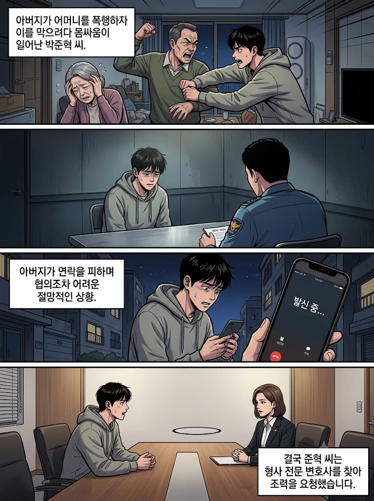 쌍방폭행합의 진행 시 합의서에 포함해야 할 내용을 설명하는 이미지