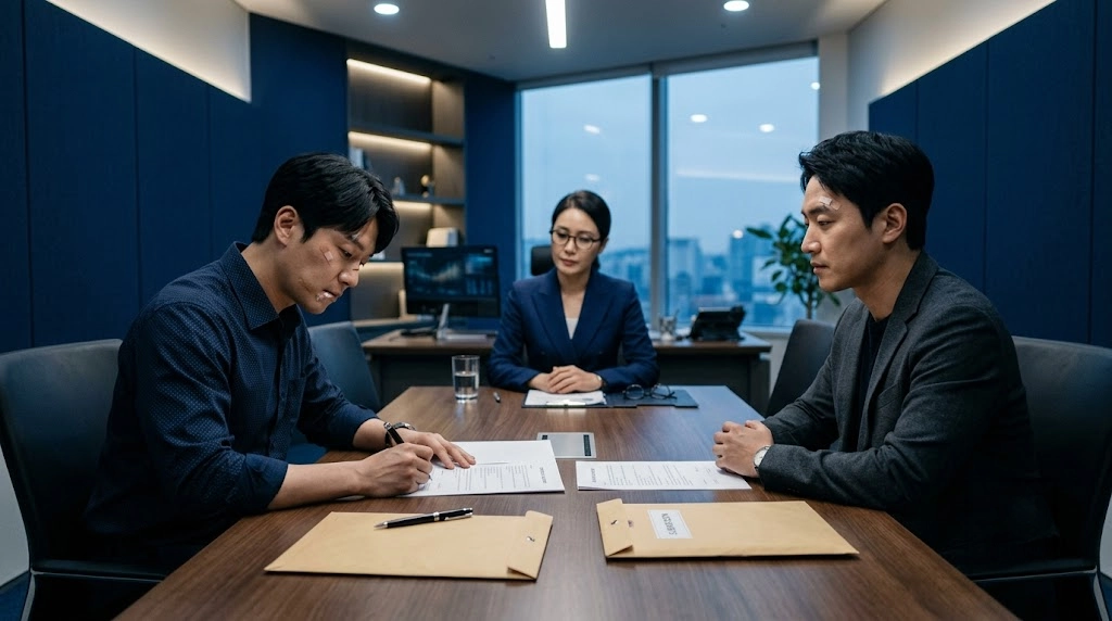 쌍방폭행합의가 결렬된 경우 확인해야 할 대응 방법을 설명하는 이미지