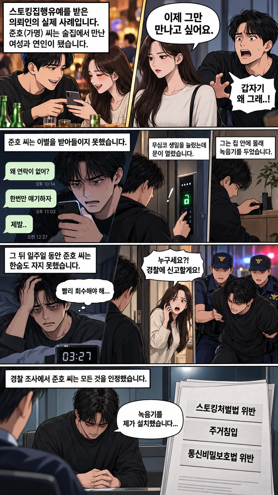 스토킹집행유예로 방어한 의뢰인의 사연