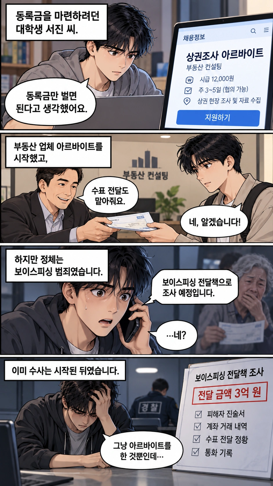 보이스피싱전달책이 된 의뢰인의 사연