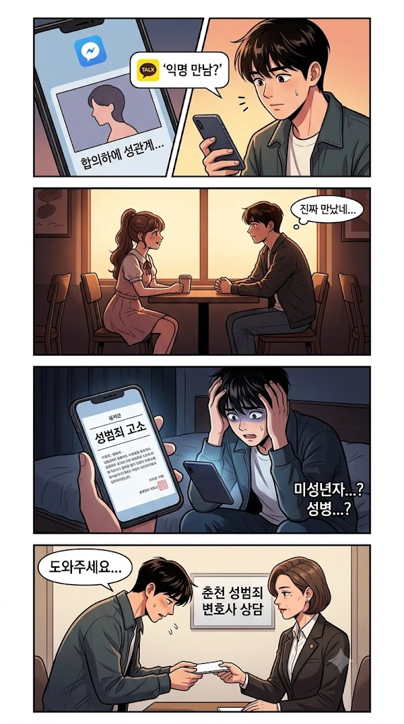 춘천성범죄변호사와 상담을 진행한 의뢰인