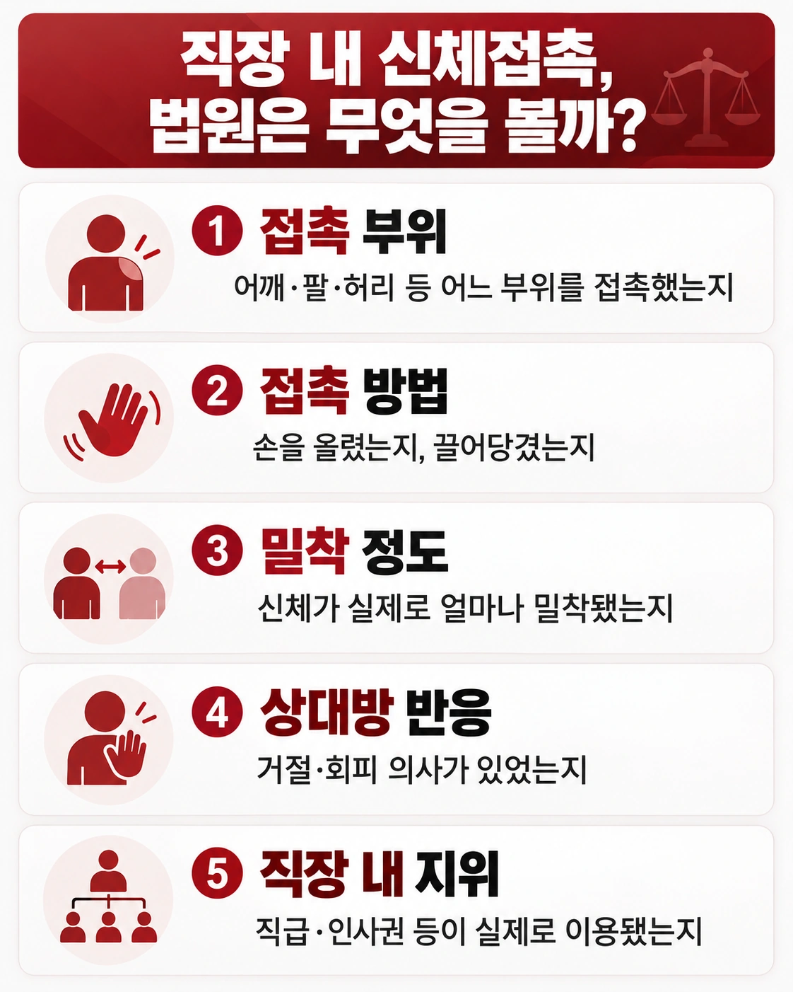 강제추행전문변호사가 짚어보는 직장 내 추행 판단 기준