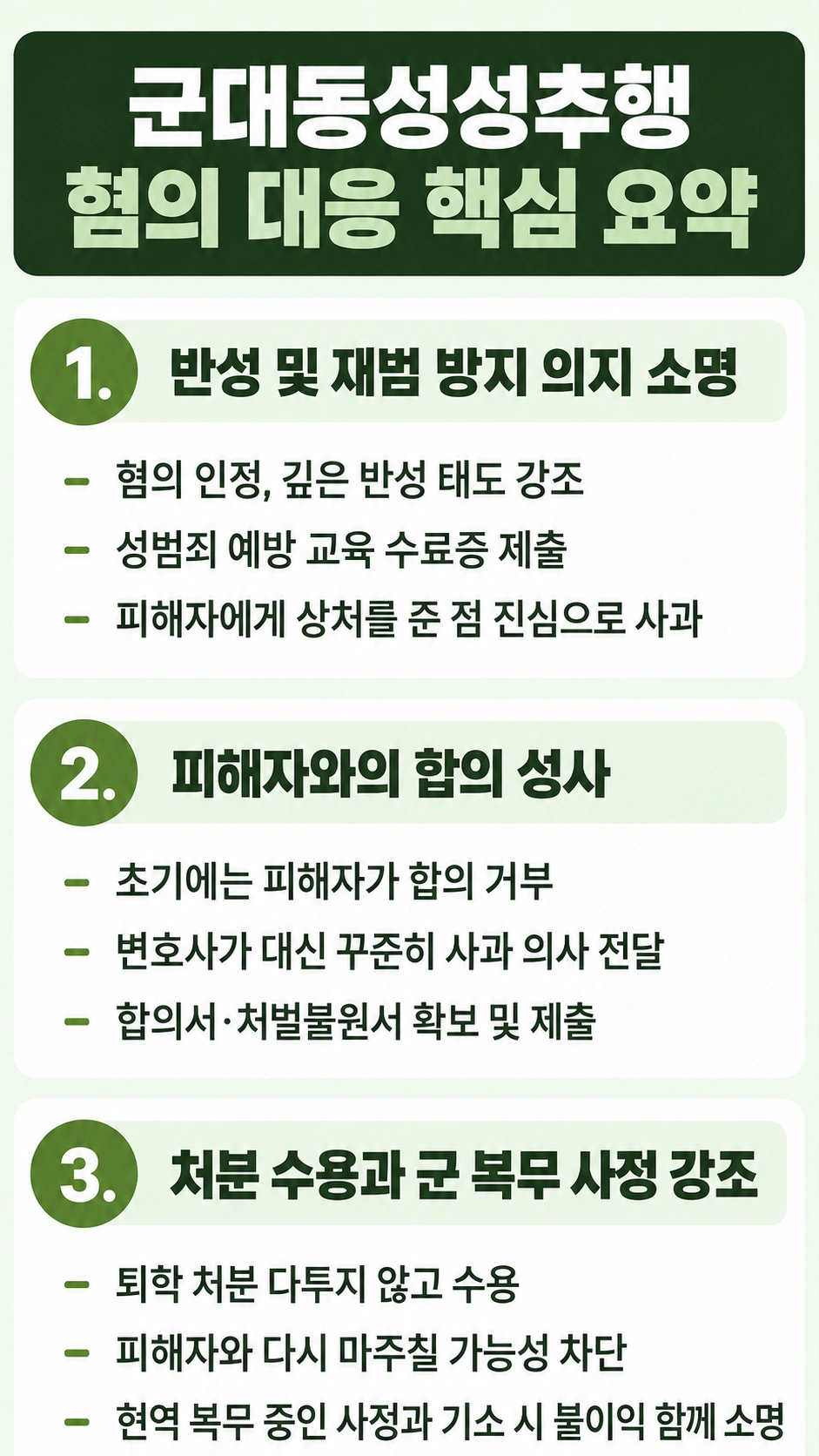 군대동성성추행사건, 군인변호사의 대응