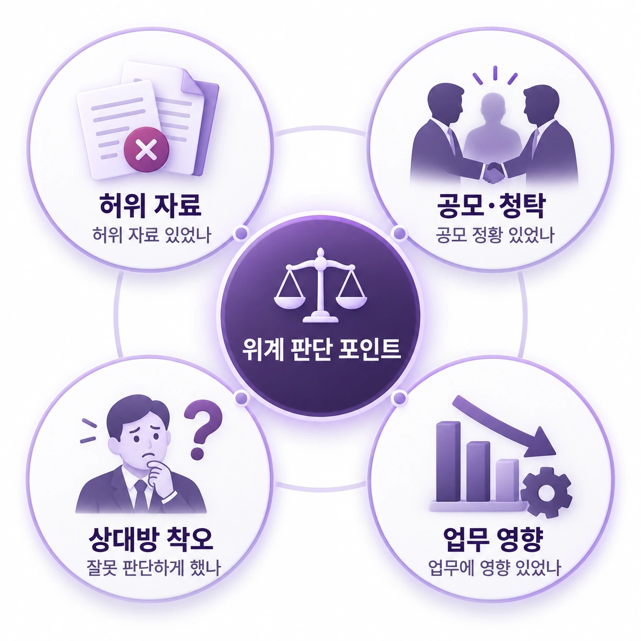 위계에의한업무방해 성립요건 부정을 위한 대응 포인트