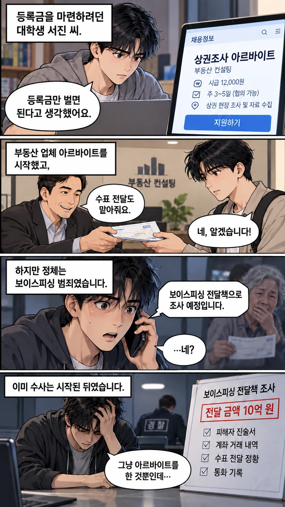 보이스피싱전달책이 된 의뢰인의 사연