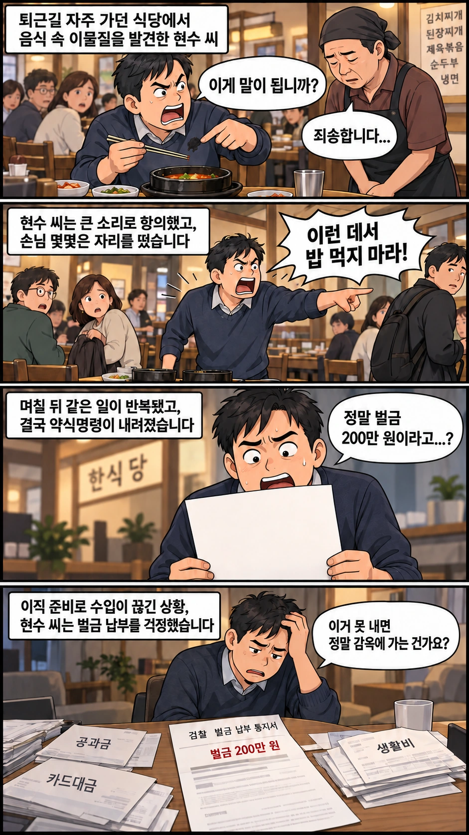 영업방해죄벌금 사례