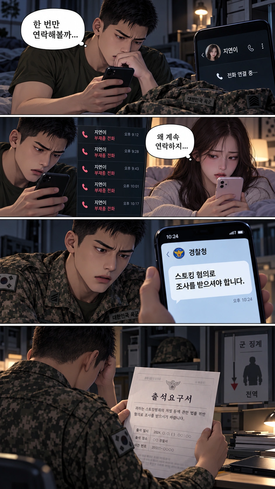 전연인에게 스토킹고소 당했으나 혐의없음증거불충분 받은 사례