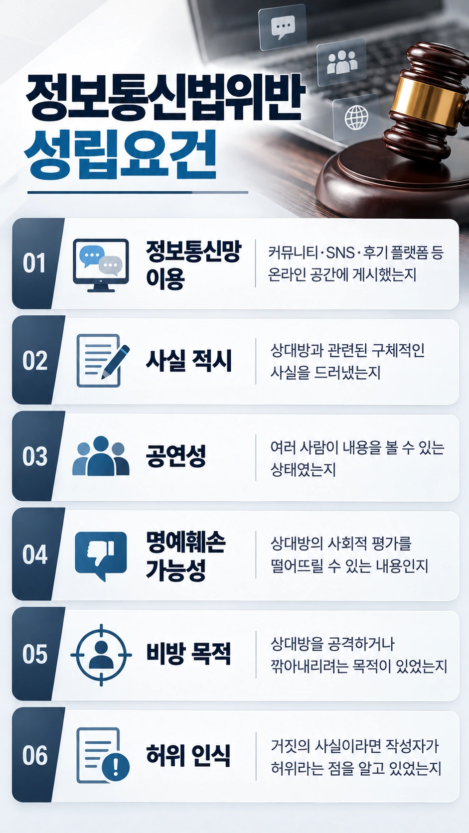 정보통신법위반벌금은 얼마나 될까? 성립요건과 처벌수위 확인하기