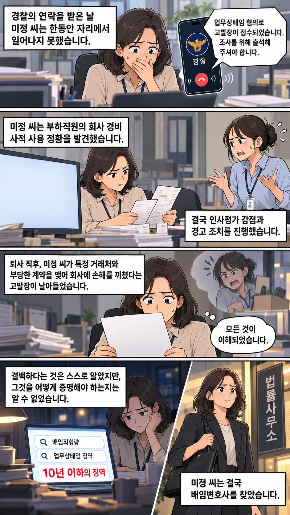 배임죄횡령 실제 사례