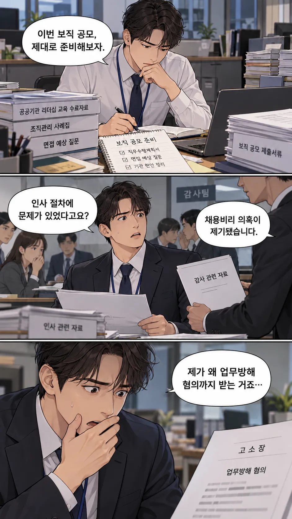 승진 이후 시작된 채용비리로 위계에의한업무방해 혐의 받은 의뢰인