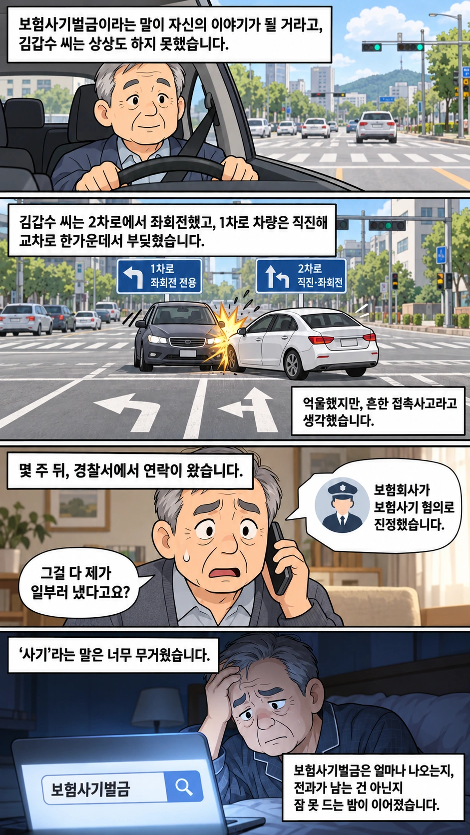 보험사기벌금을 우려한 의뢰인의 실제 사례