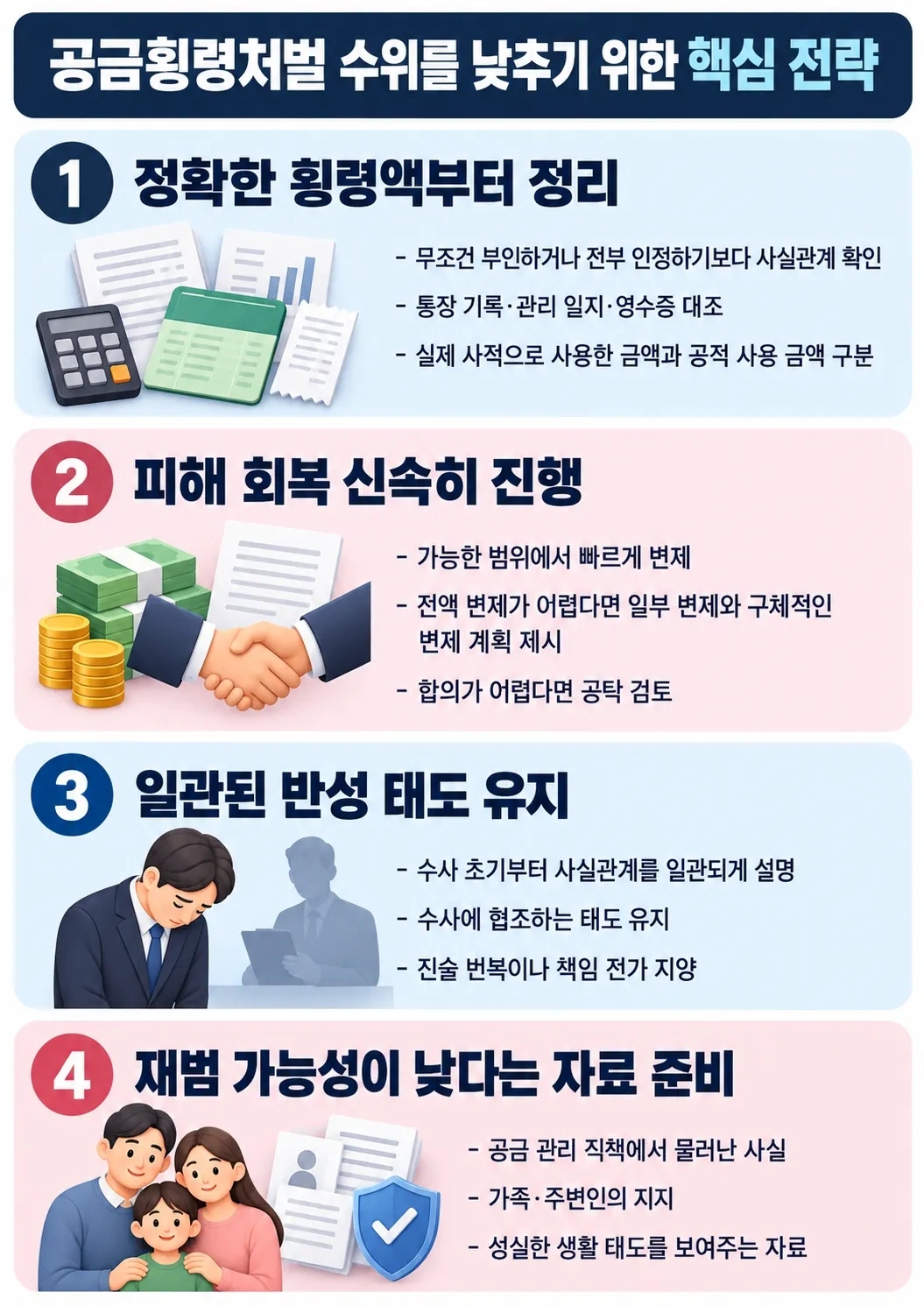 공금횡령처벌수위 대응 전략