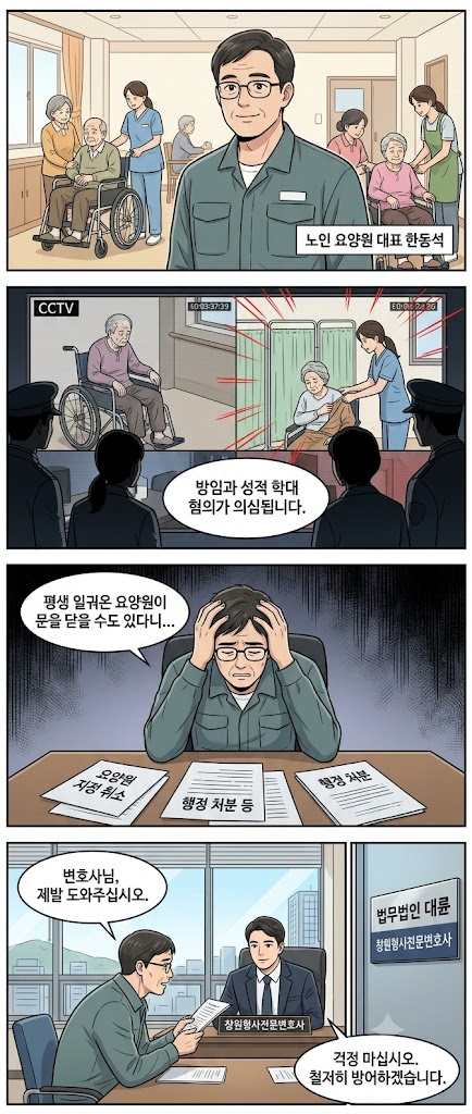 창원형사전문변호사와 형사사건의 핵심 쟁점과 대응 방향을 상담하는 이미지