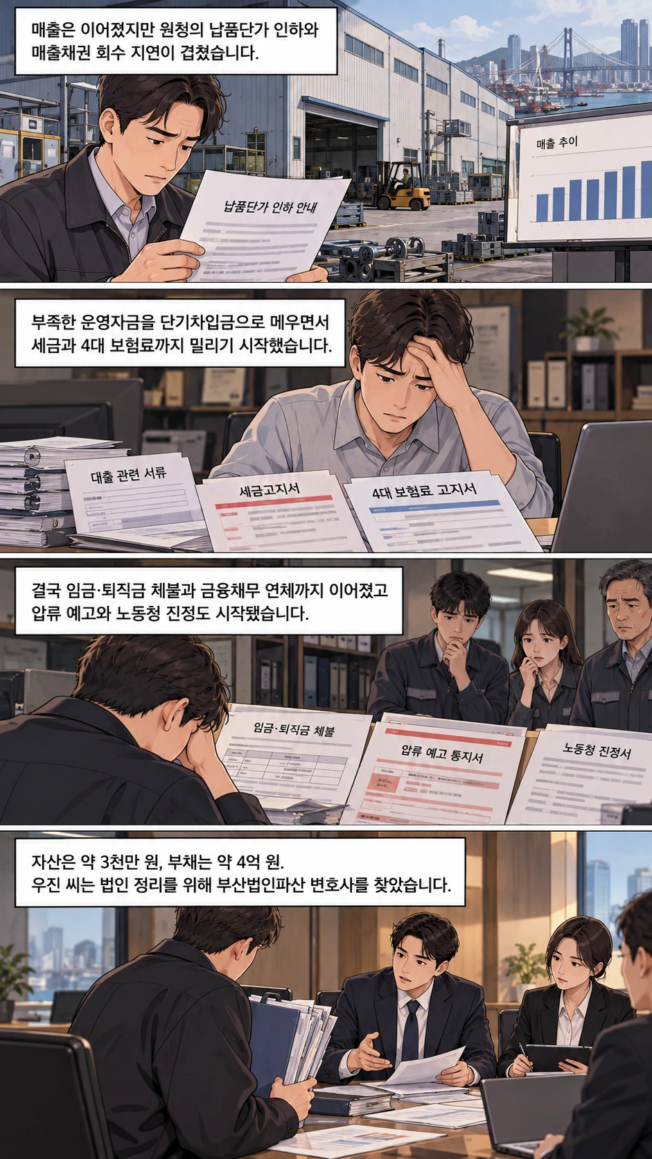 부산법인파산의 변호사를 찾아오신 의뢰인의 사연