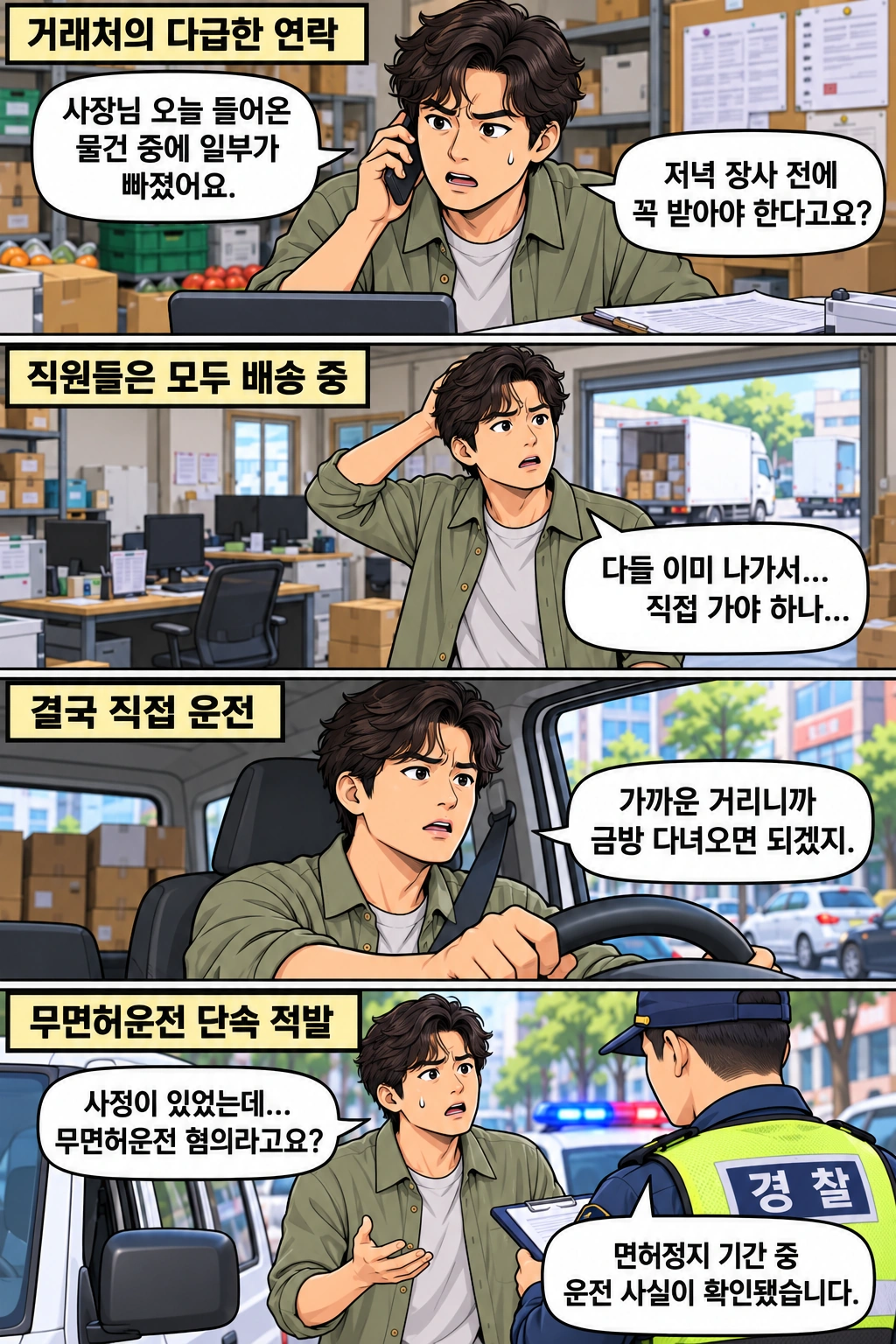 무면허벌금형 받은 실제 사례