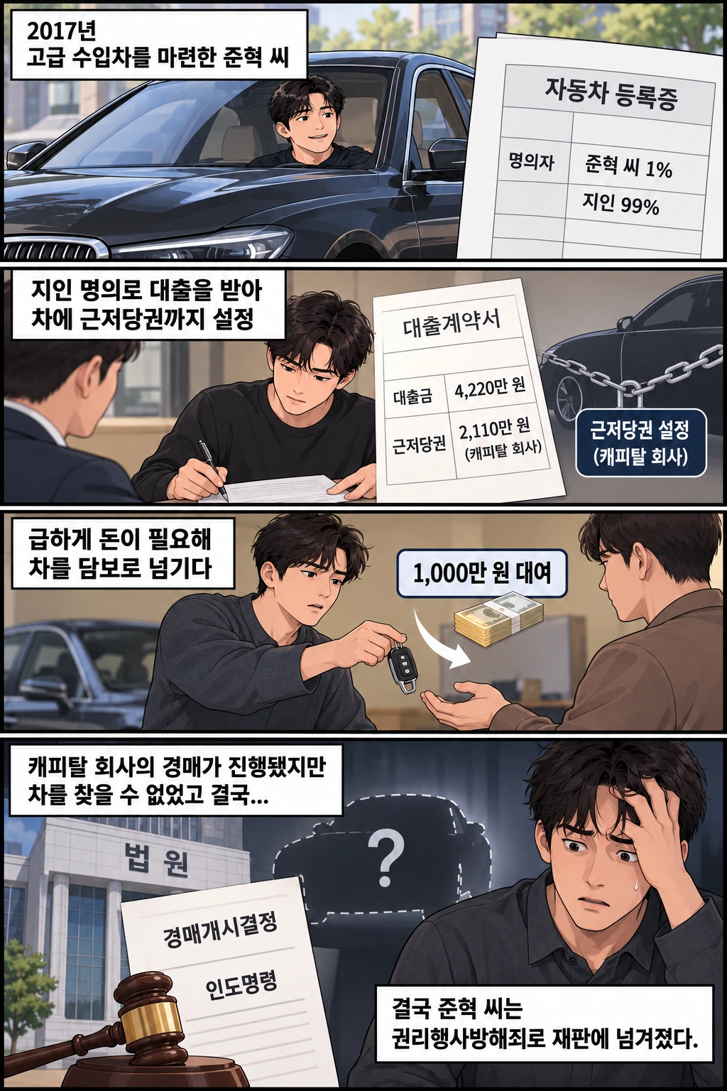 권리행사방해죄 실제 사례