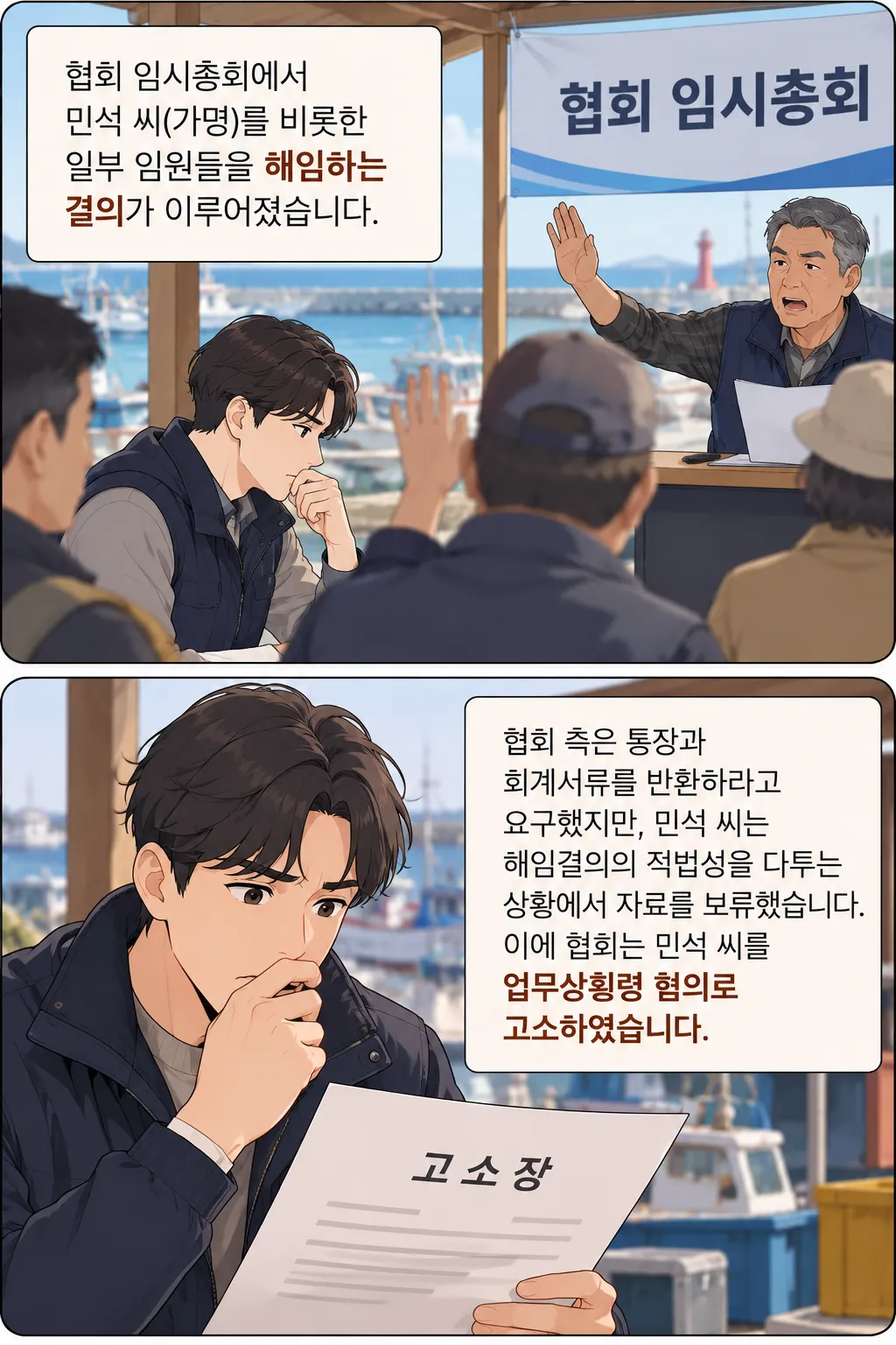 업무상횡령죄로 고소당한 의뢰인 경위
