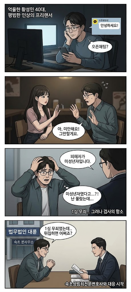 속초성범죄전문변호사를 찾은 의뢰인의 항소심 무죄 사례