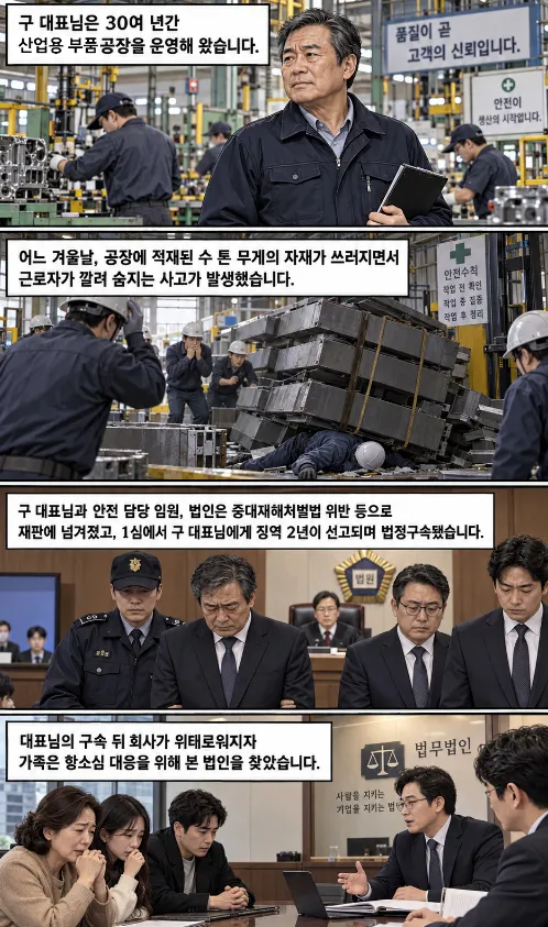 중대재해전문변호사의 조력이 필요해진 기업 대표님